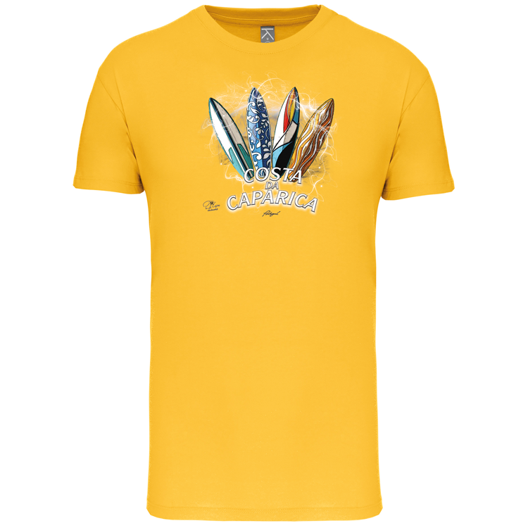 T-Shirt Algodão Biológico Surfboards Costa da Caparica