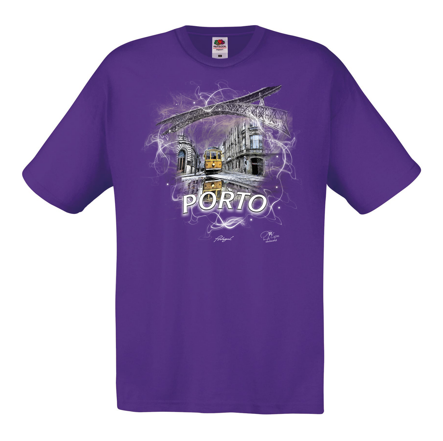 T-shirt Fruit of the Loom, Original 145g, Carreira 22 Porto