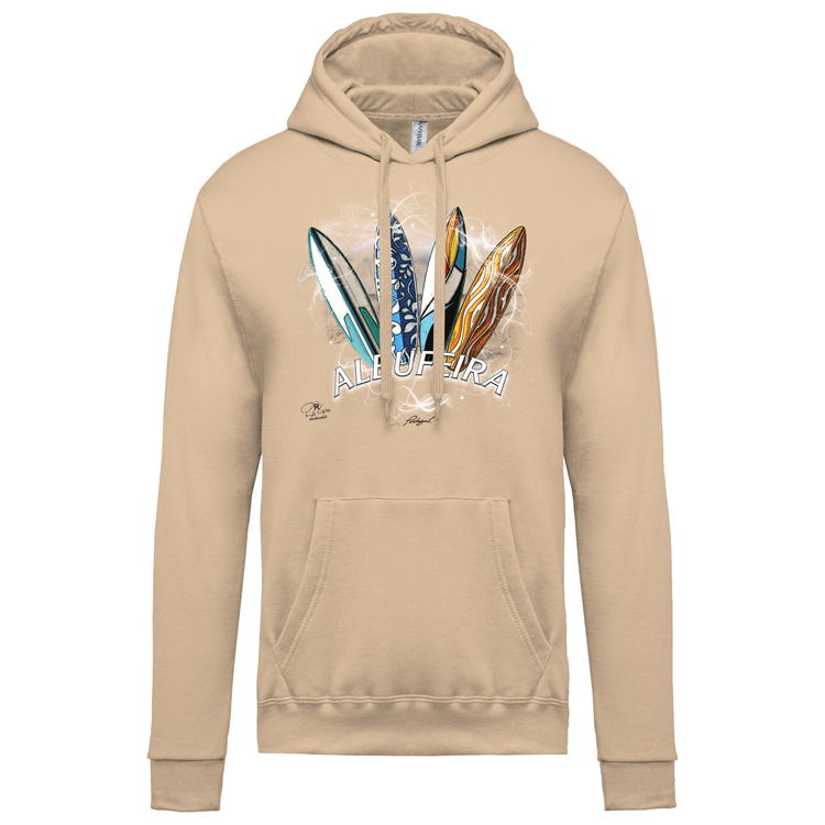Sweatshirt Kariban com Capuz Surfboards Albufeira