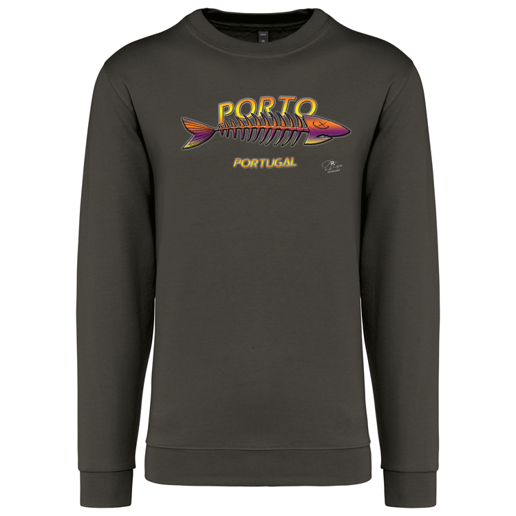 Sweatshirt Kariban sem Capuz Espinha Porto
