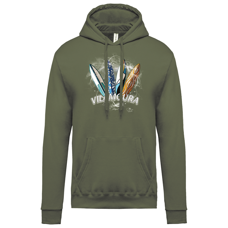Sweatshirt Kariban com Capuz Surfboards Vilamoura