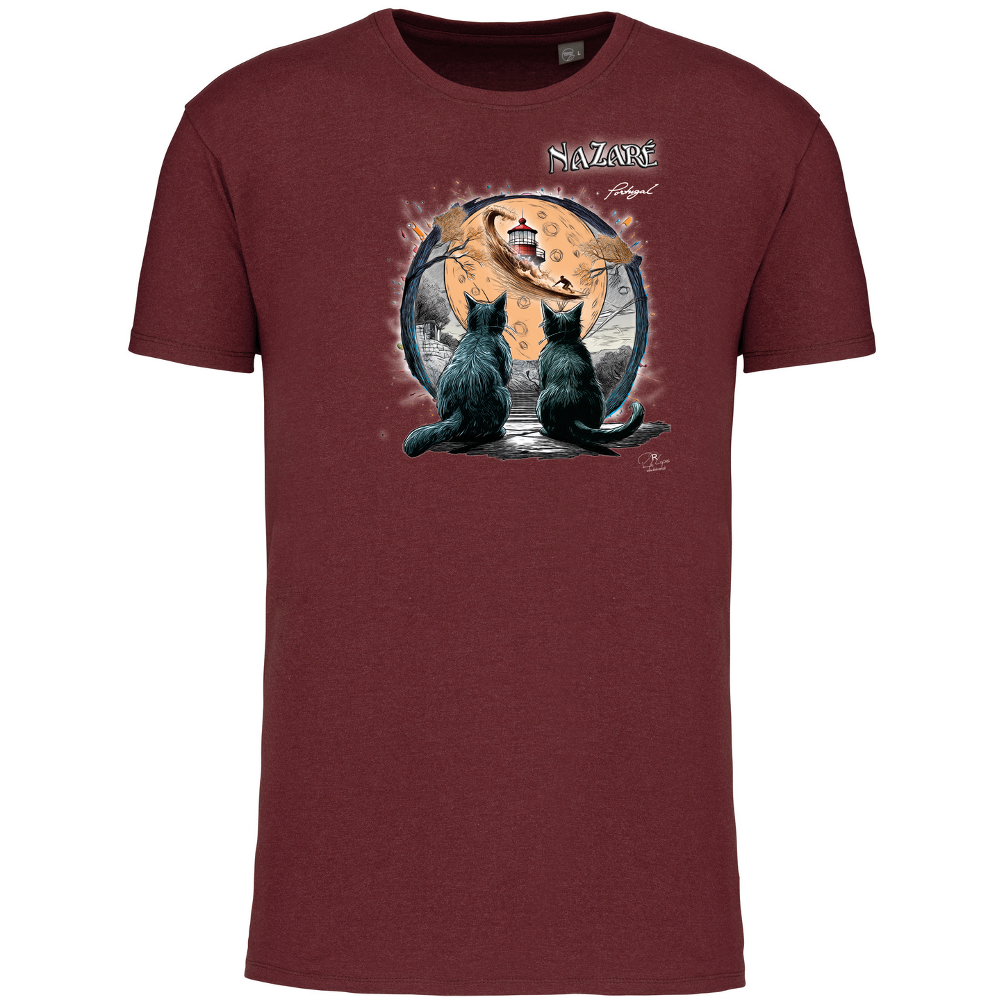 T-Shirt Algodão Biológico Luar Nazaré