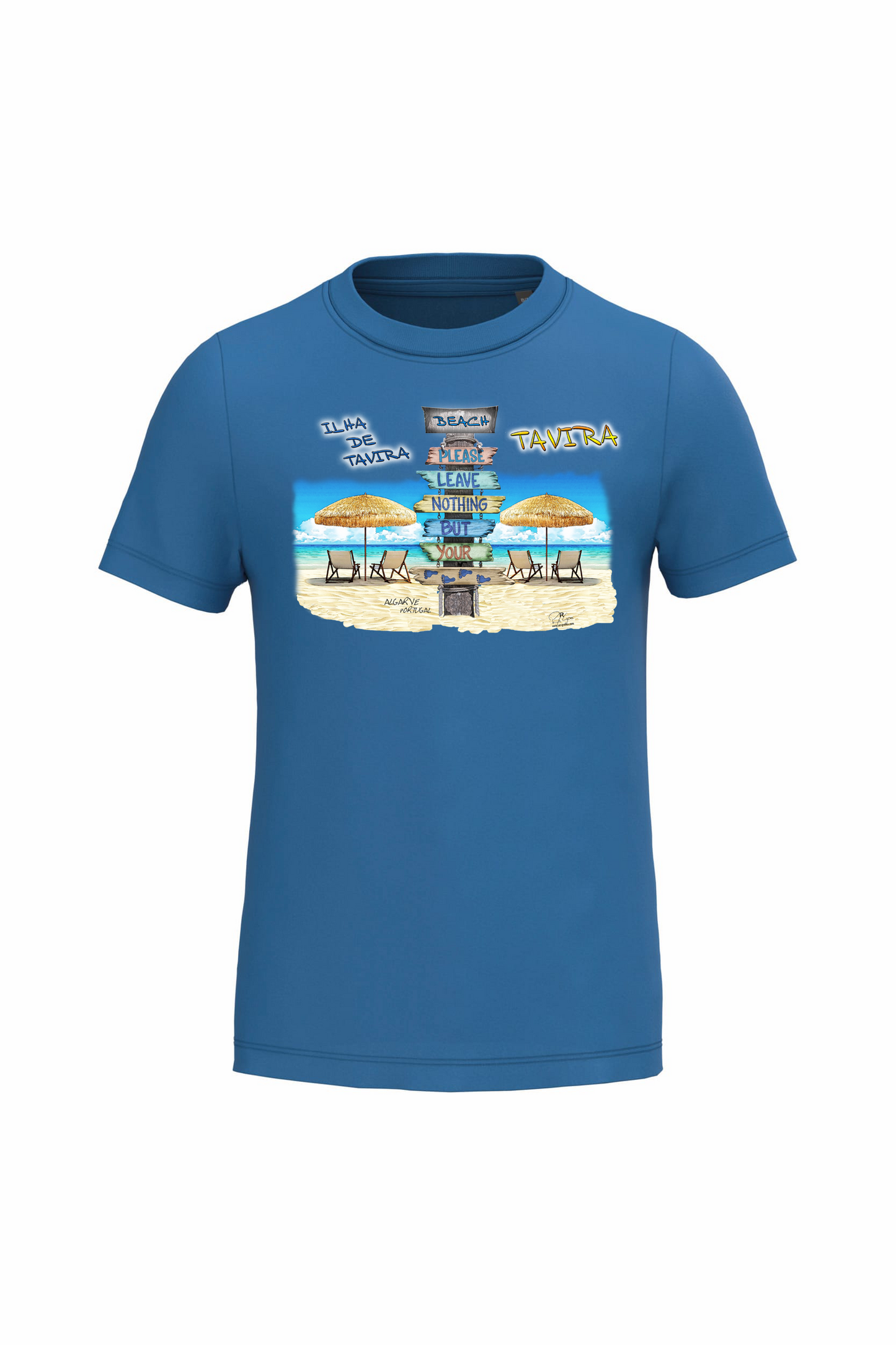 T-shirt de Criança Kariban Pégadas Tavira