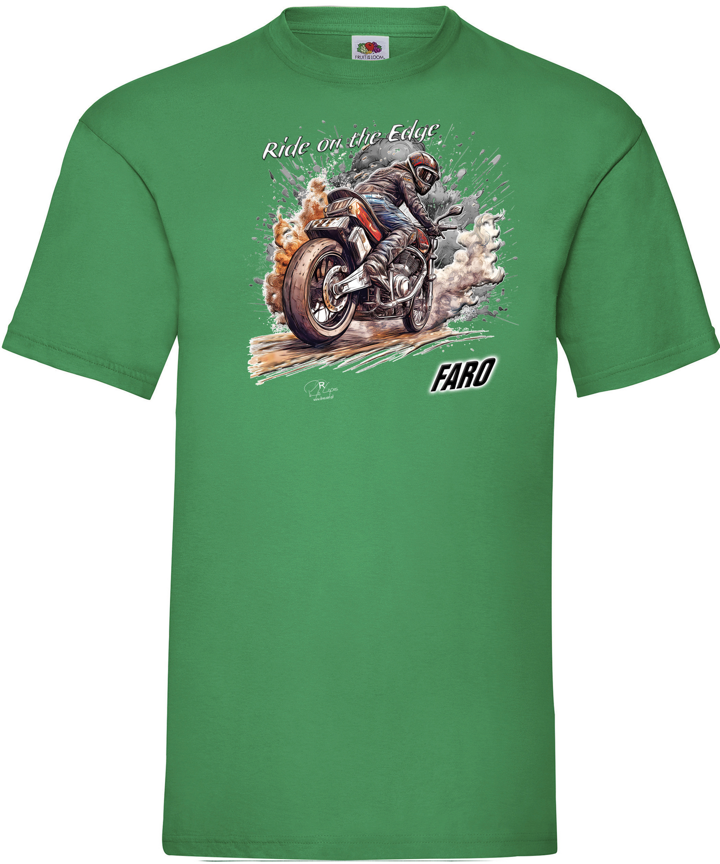T-shirt Ride on the Edge Faro