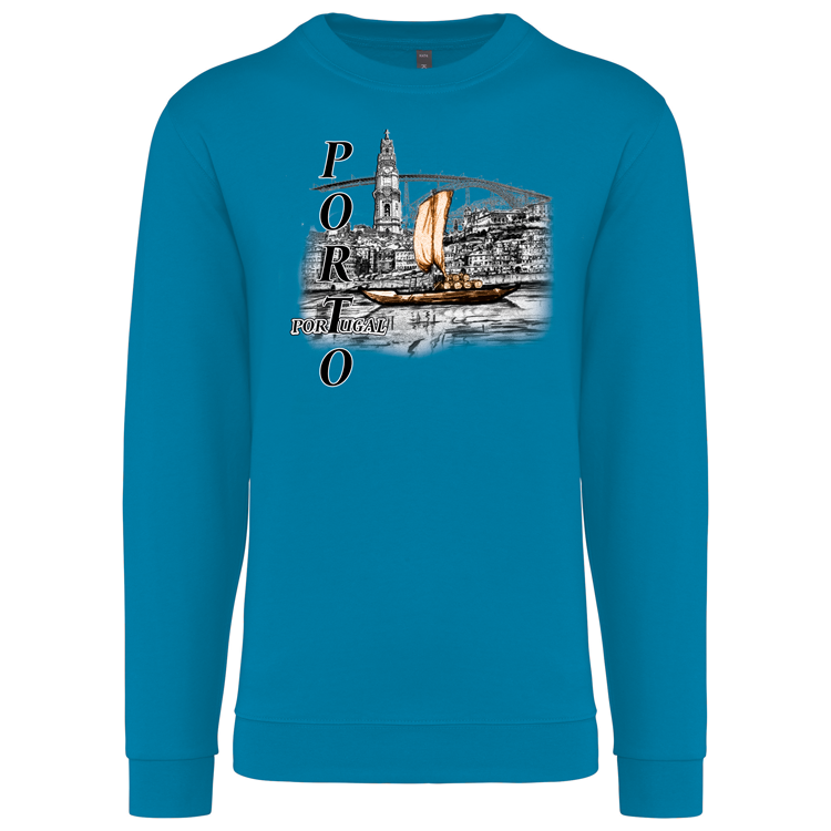 Sweatshirt Kariban sem Capuz Ribeira