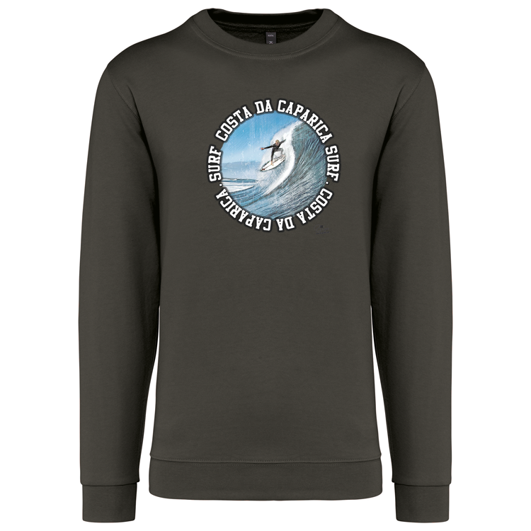 Sweatshirt Kariban sem Capuz Monster Waves 2 Costa da Caparica