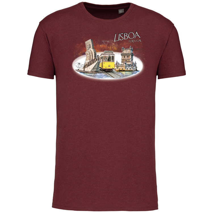 T-Shirt Algodão Biológico Monumentos Belém
