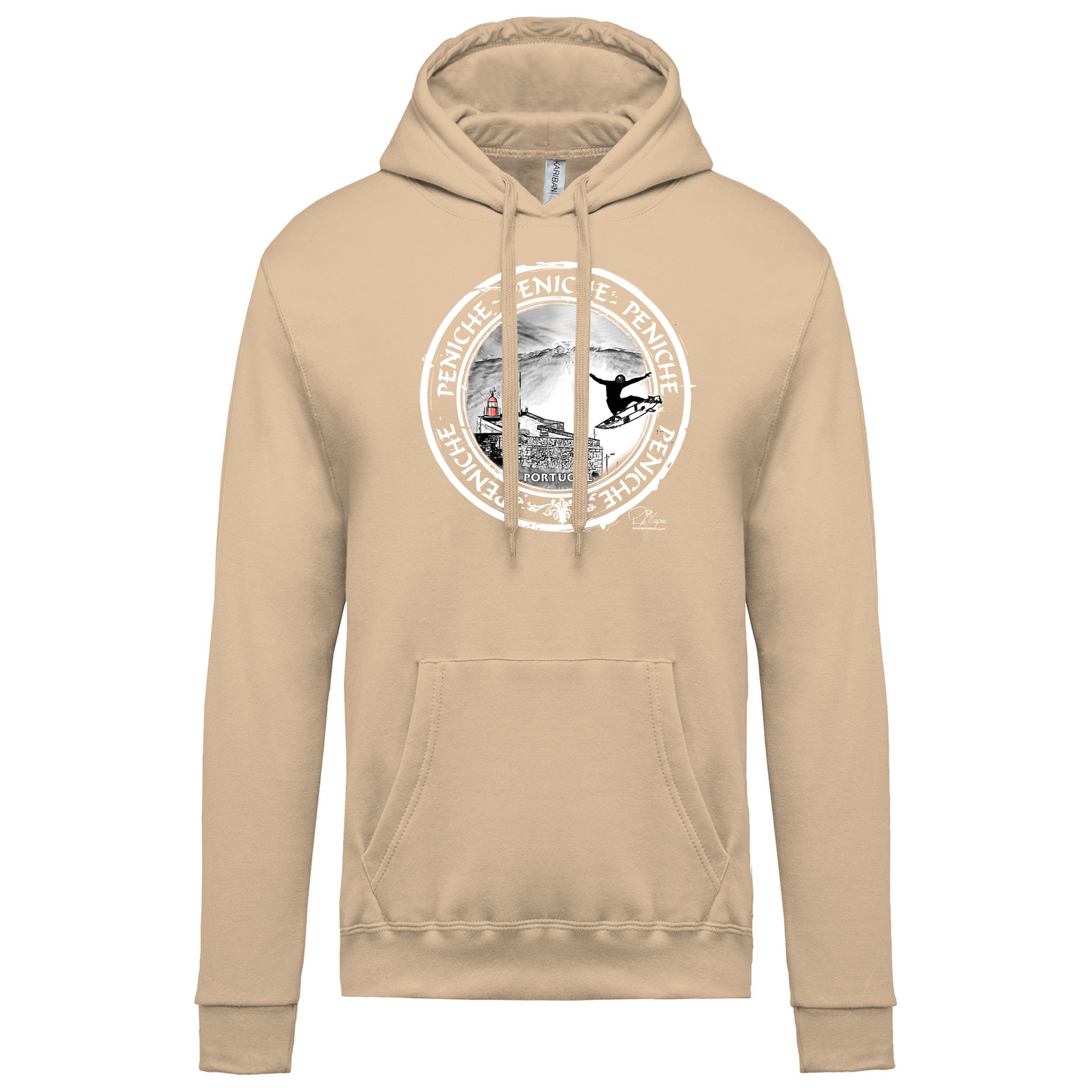 Sweatshirt Kariban com Capuz Selo Peniche