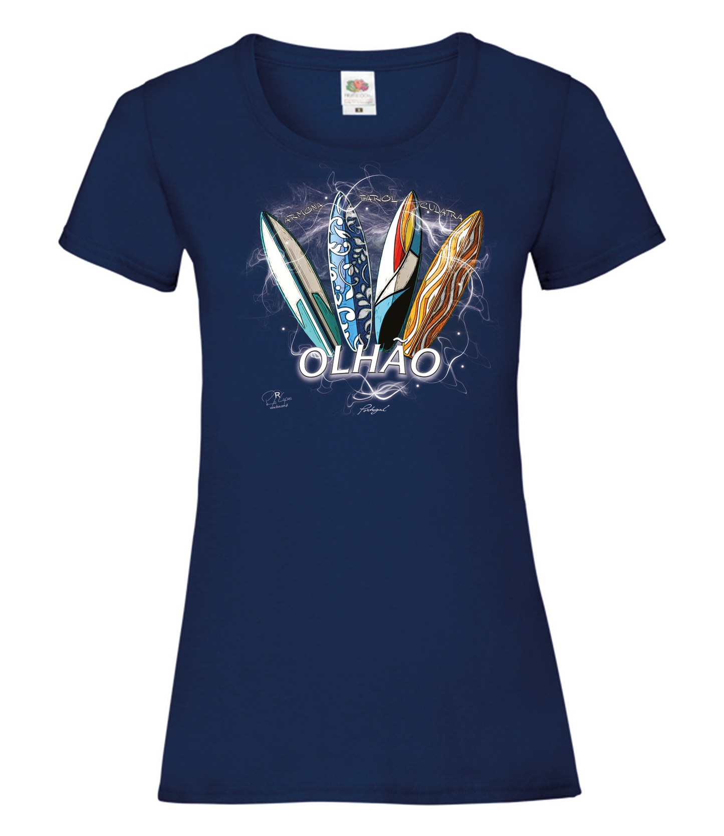 T-shirt Senhora Surfboards Olhão