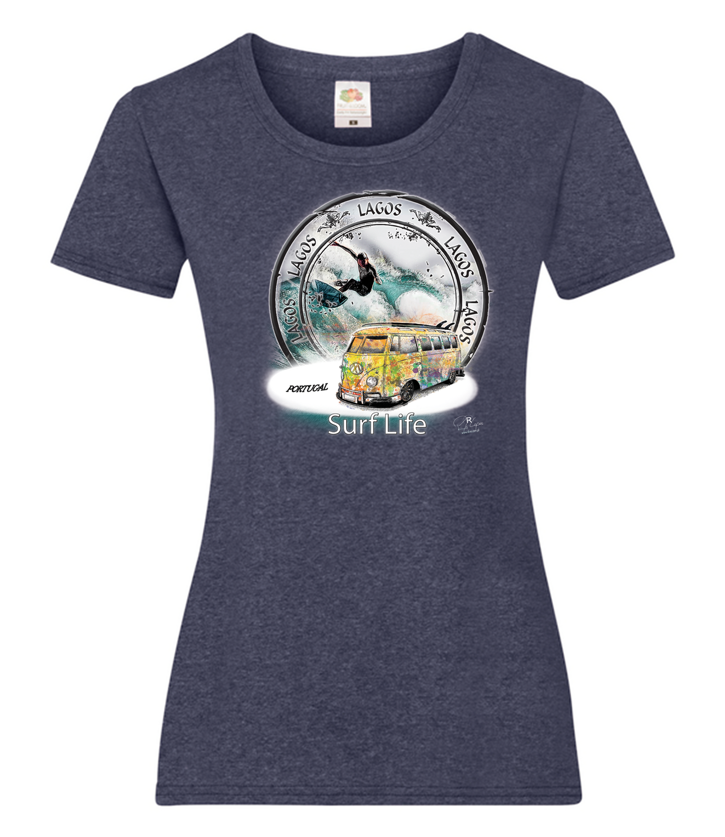 T-shirt Senhora Surf Life Lagos