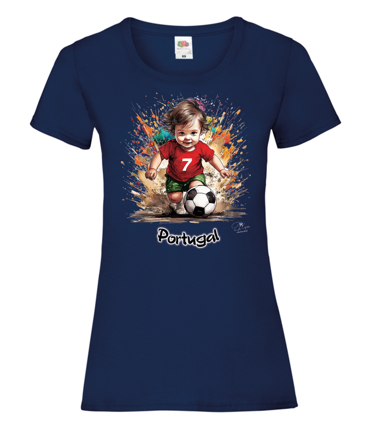 T-shirt Senhora 7 Portugal