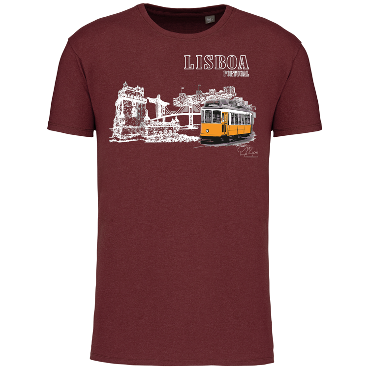 T-Shirt Algodão Biológico Monumentos Lisboa