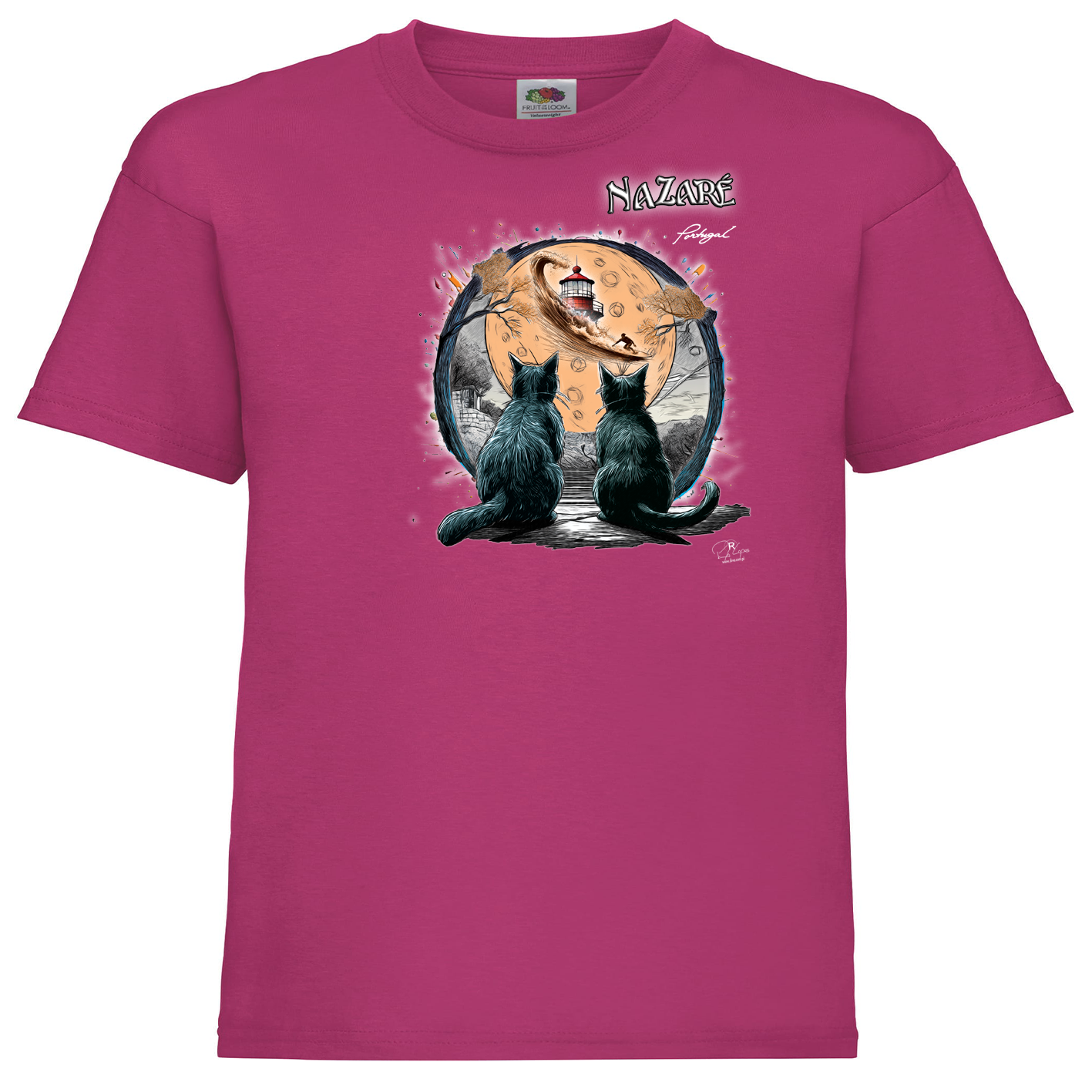 T-shirt Fruit of the Loom Kids Luar Nazaré