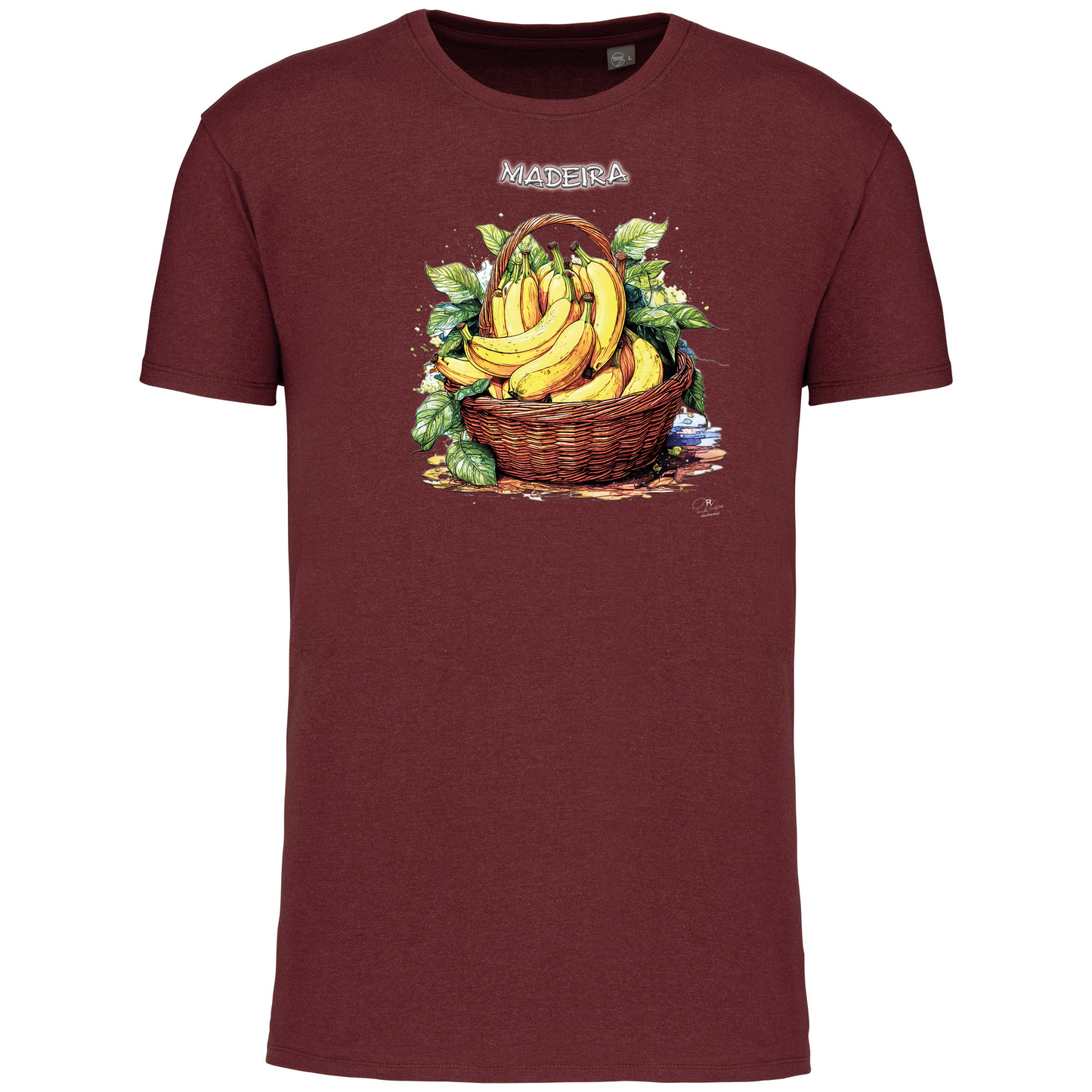 T-Shirt Algodão Biológico Cesto Bananas