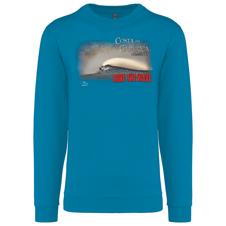 Sweatshirt Kariban sem Capuz Ride the Wave Costa da Caparica
