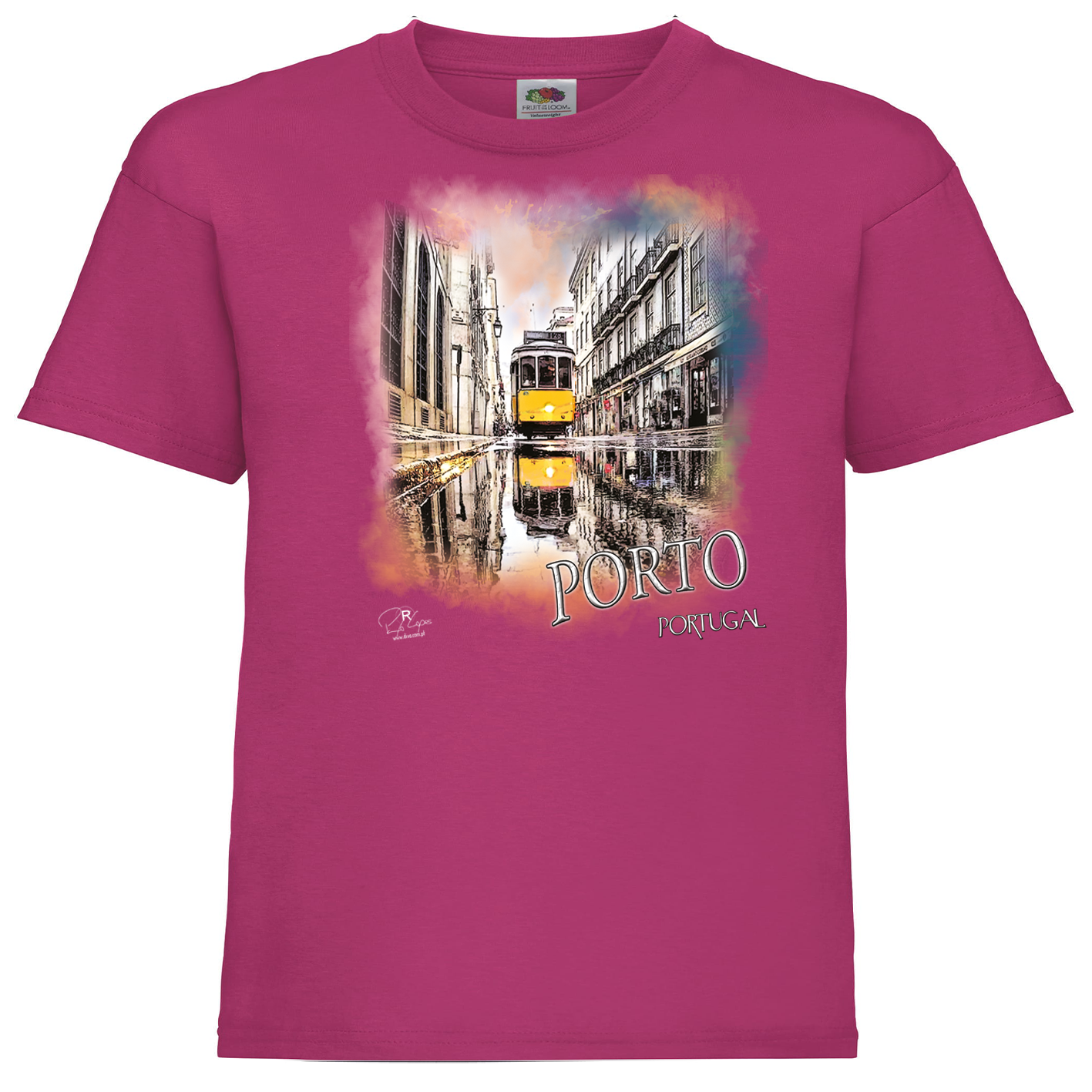 T-shirt Fruit of the Loom Kids Espelho lp