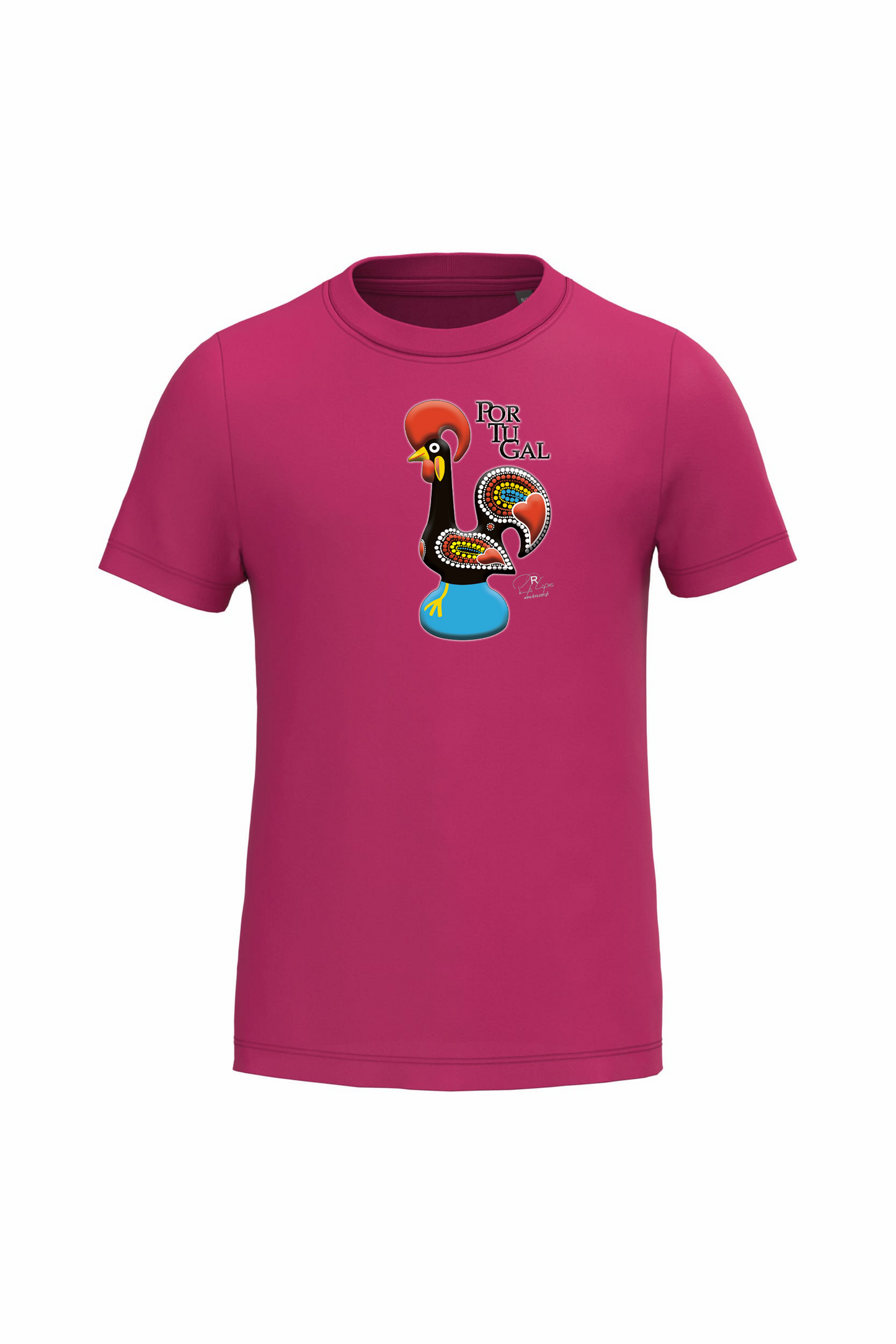 T-shirt de Criança Kariban Galo de Barcelos