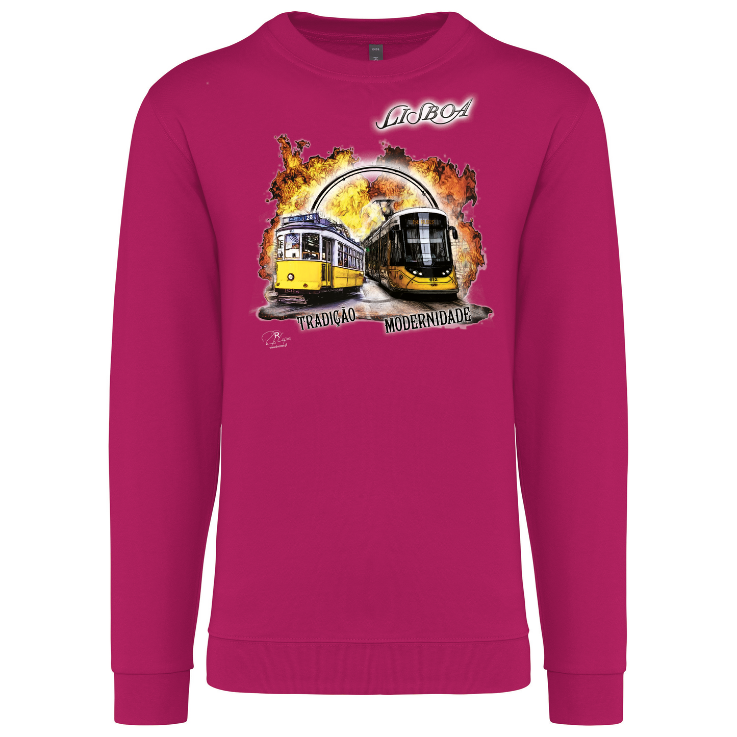 Sweatshirt Kariban sem Capuz Tradição e Modernidade