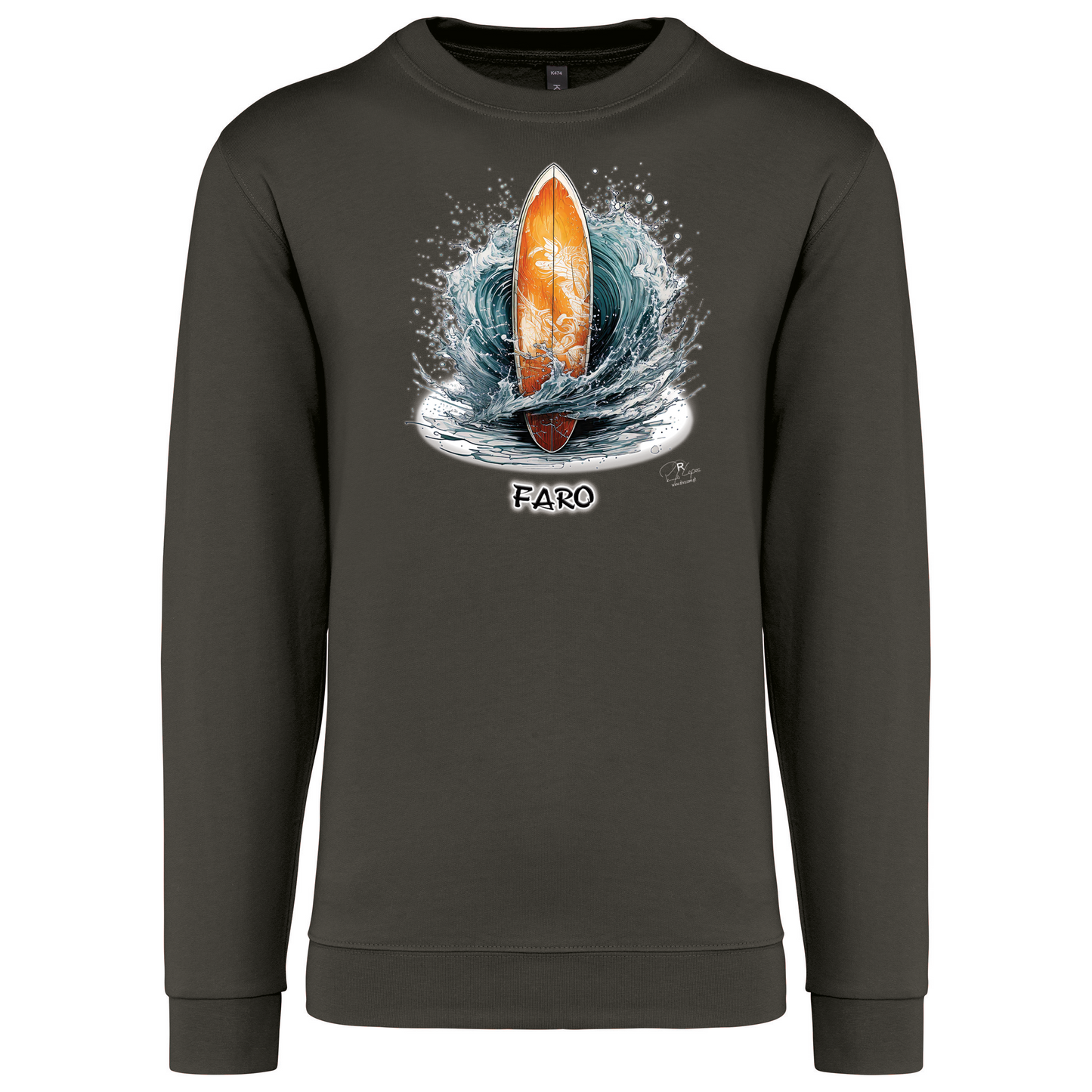 Sweatshirt Kariban sem Capuz Prancha Faro