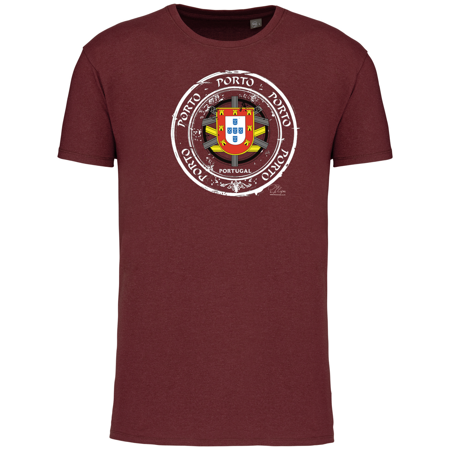 T-Shirt Algodão Biológico Selo Escudo Porto