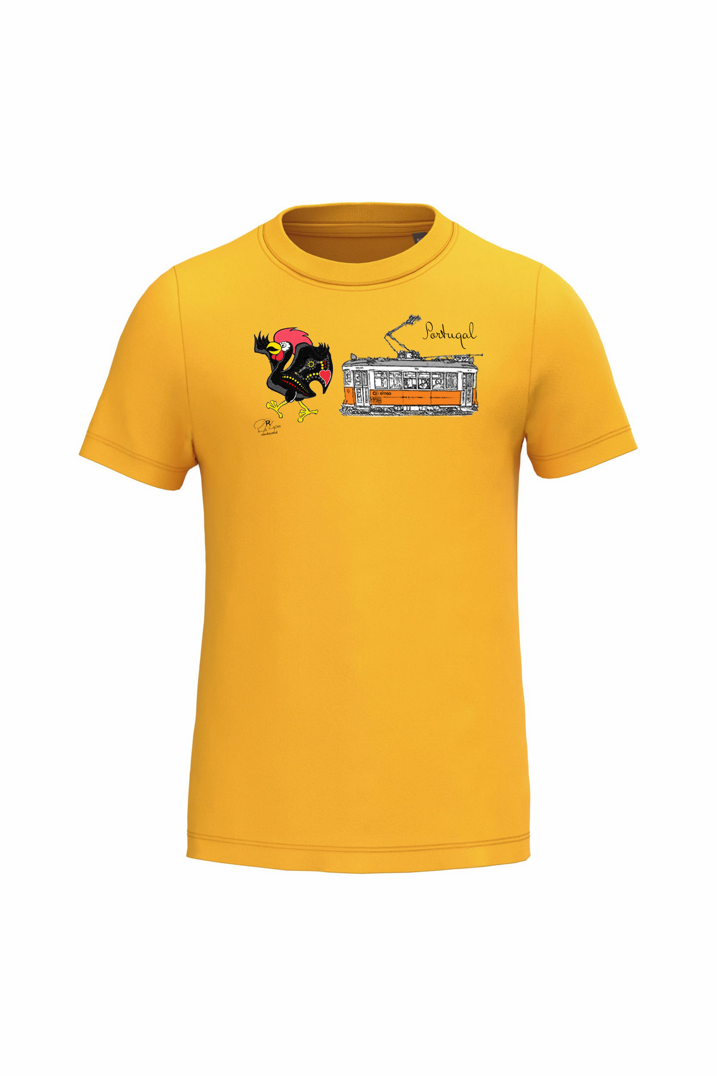 T-shirt de Criança Kariban Galo + E Portugal