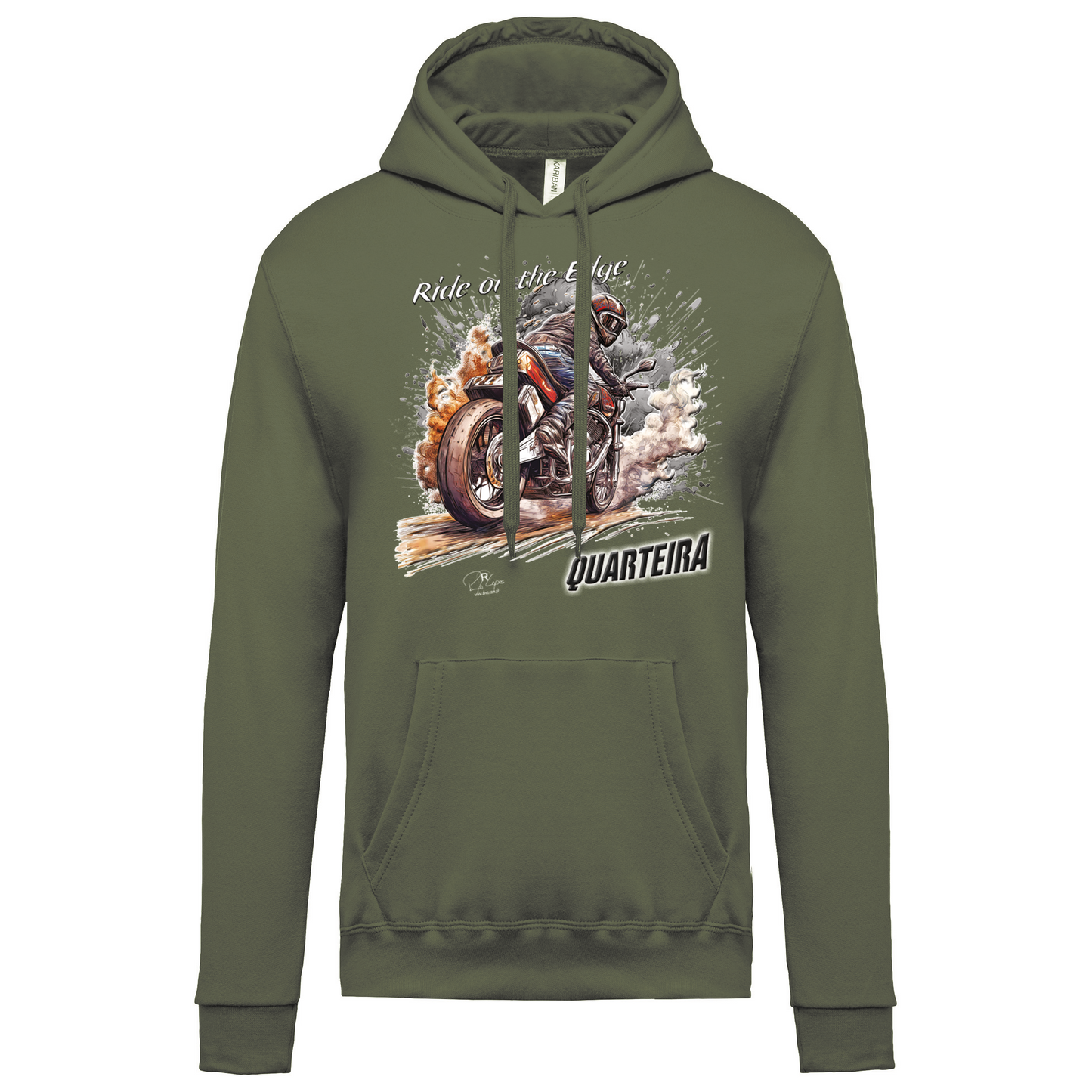 Sweatshirt Kariban com Capuz Ride on the Edge Quarteira