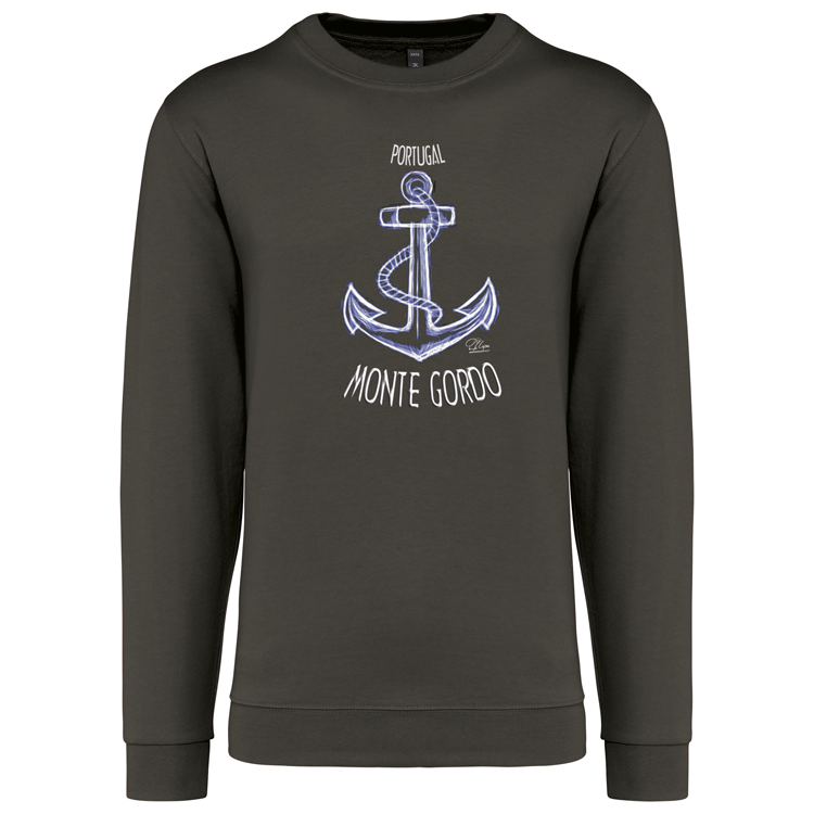 Sweatshirt Kariban sem Capuz Âncora Monte Gordo