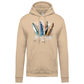 Sweatshirt Kariban com Capuz Surfboards Nazaré