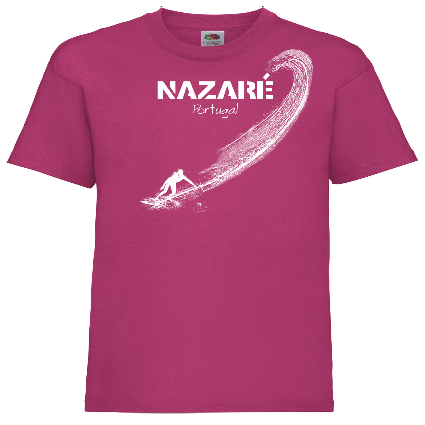 T-shirt Fruit of the Loom Kids Surf Nazaré