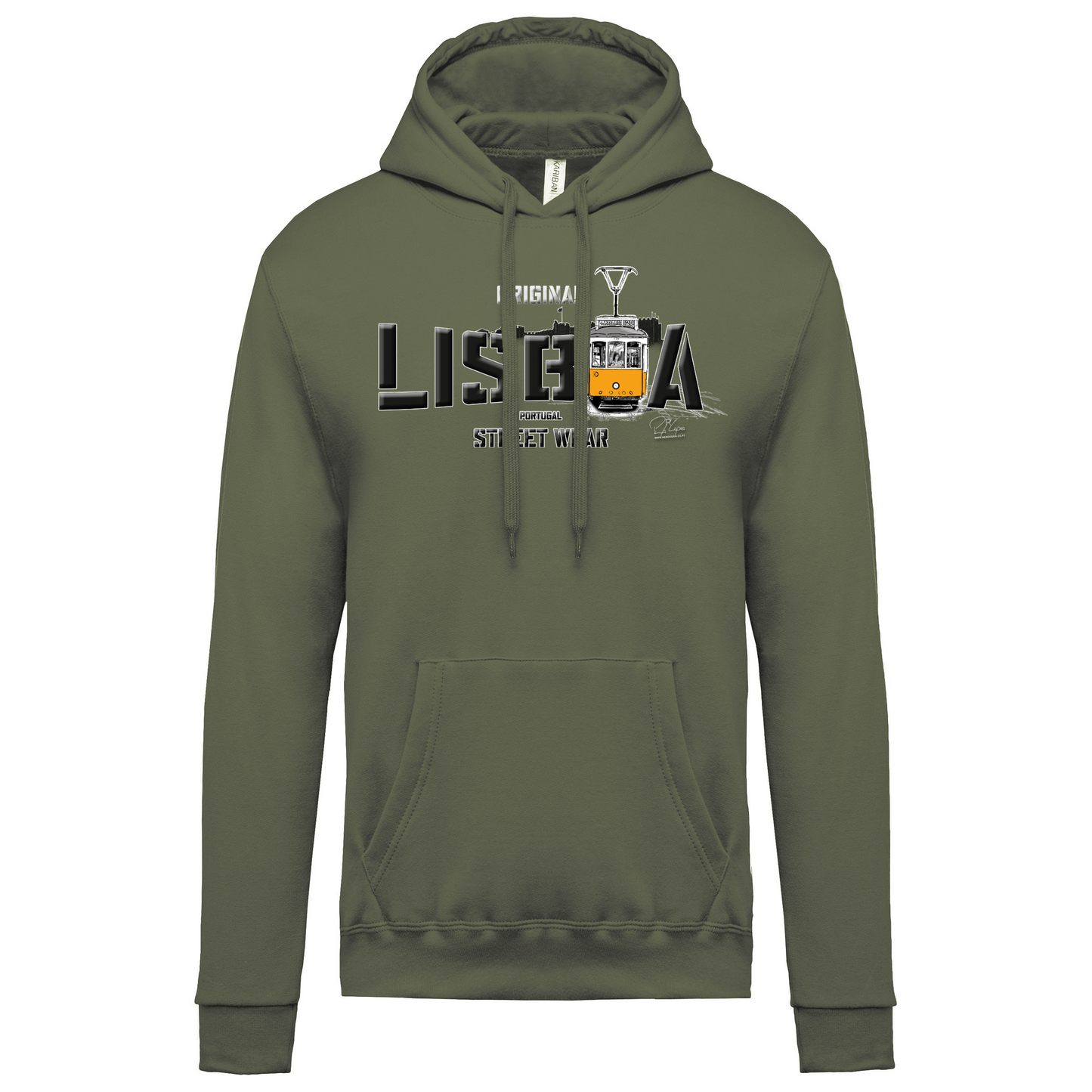 Sweatshirt Kariban com Capuz Original Lisboa