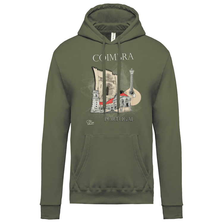Sweatshirt Kariban com Capuz Sé de Coimbra