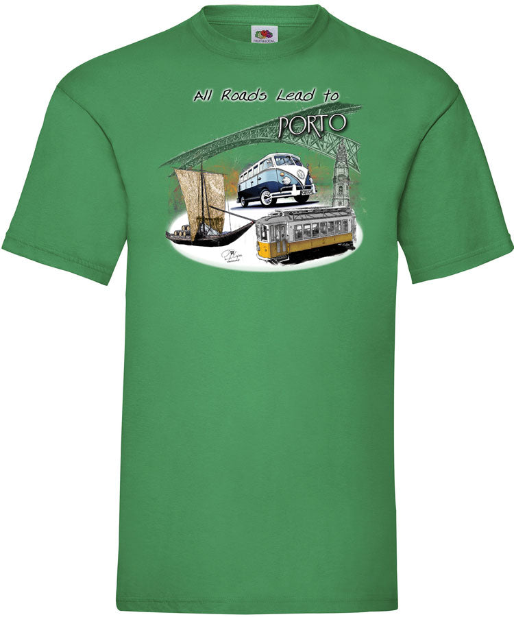 T-shirt All Roads Lead to Porto