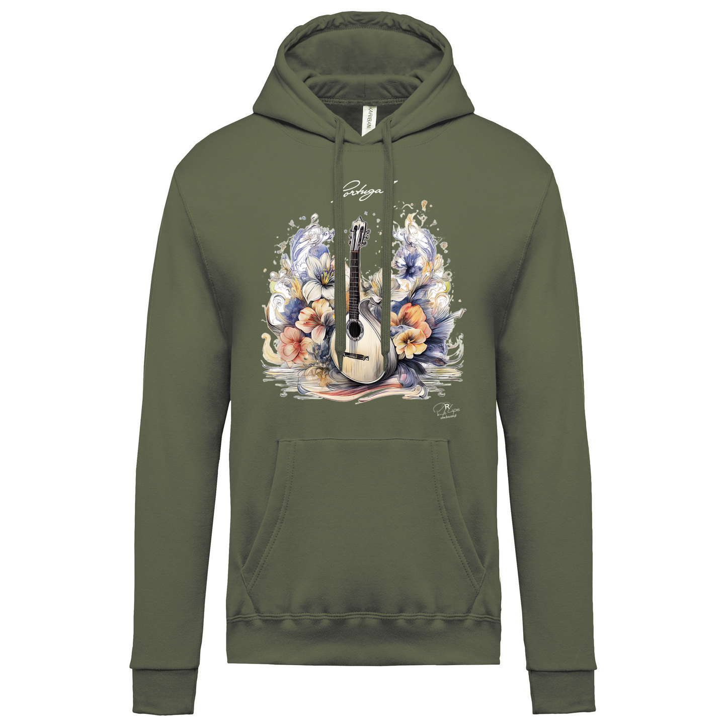 Sweatshirt Kariban com Capuz Guitarra Portuguesa