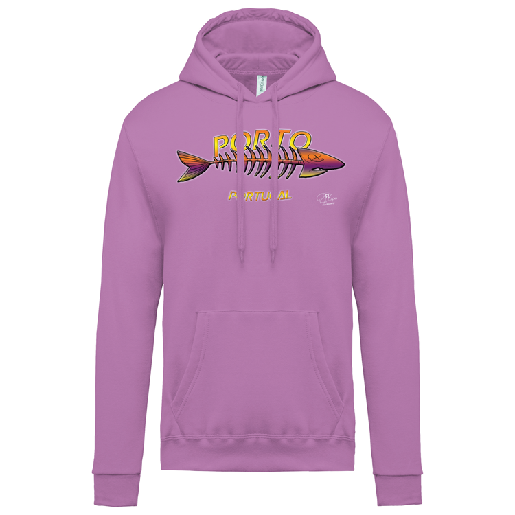 Sweatshirt Kariban com Capuz Espinha Porto
