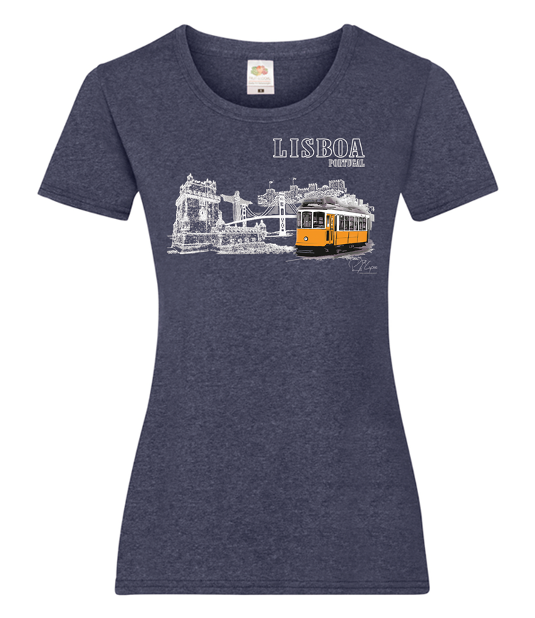 T-shirt Senhora Monumentos Lisboa