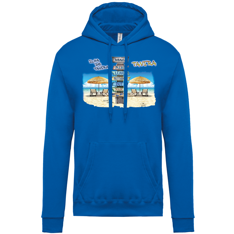 Sweatshirt Kariban com Capuz Pegadas Tavira