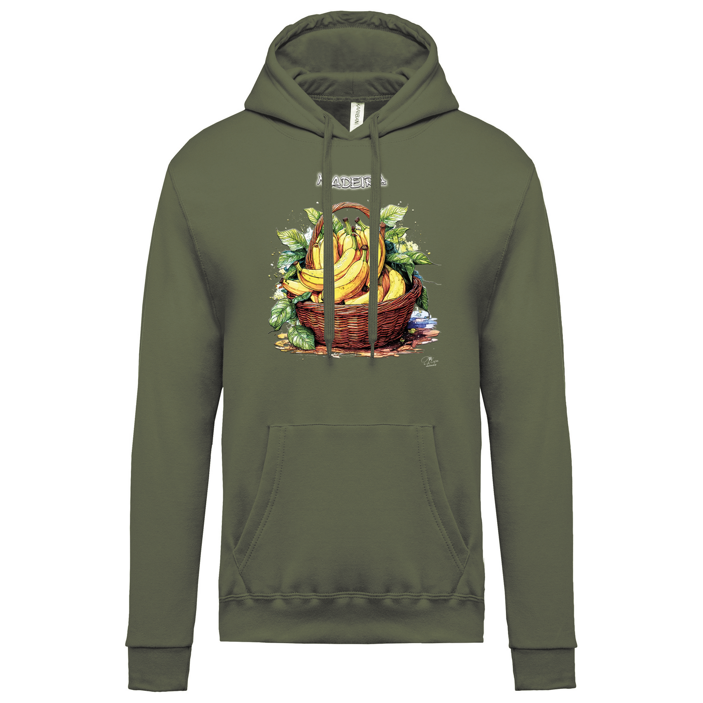 Sweatshirt Kariban com Capuz Cesto Bananas