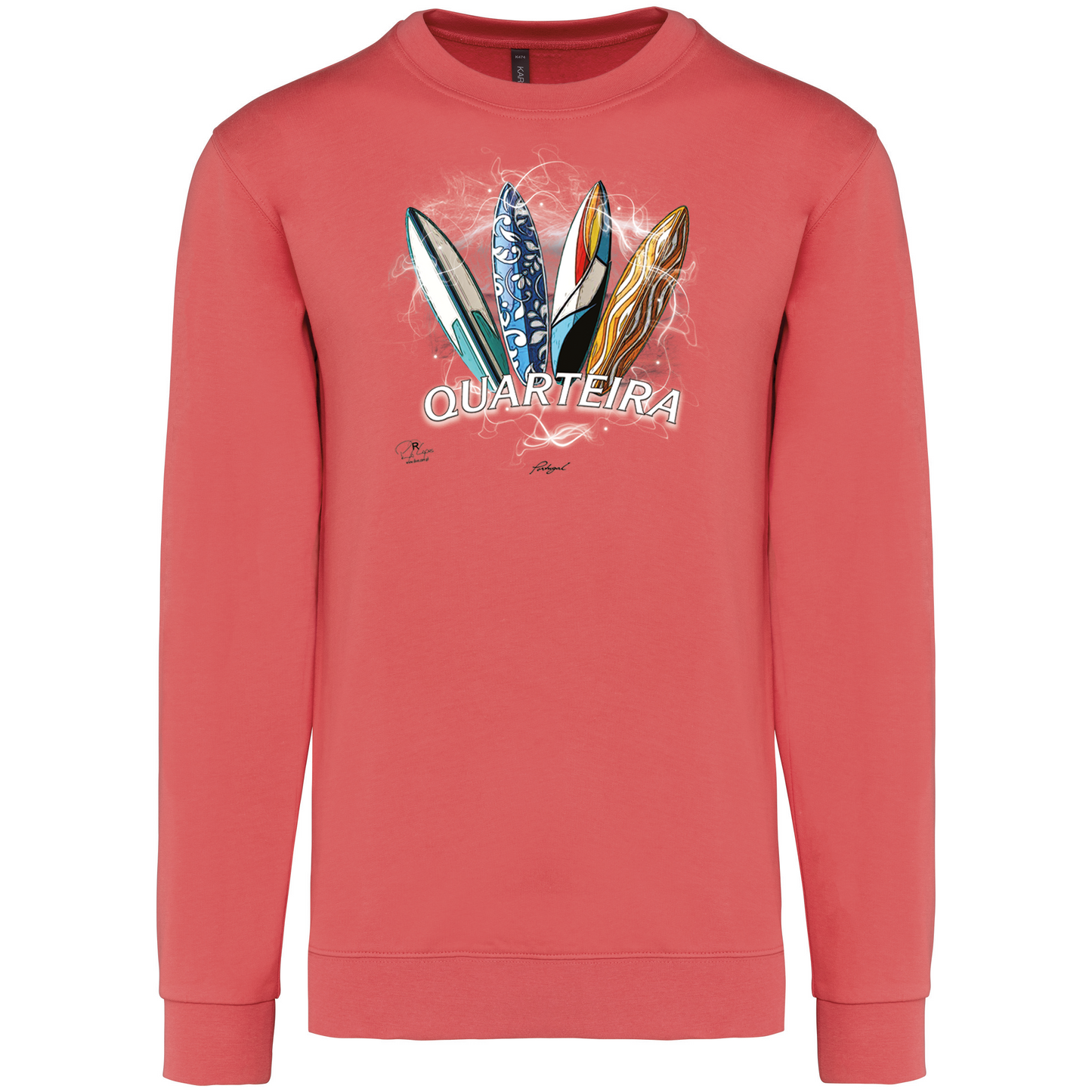 Sweatshirt Kariban sem Capuz Surfboards Quarteira