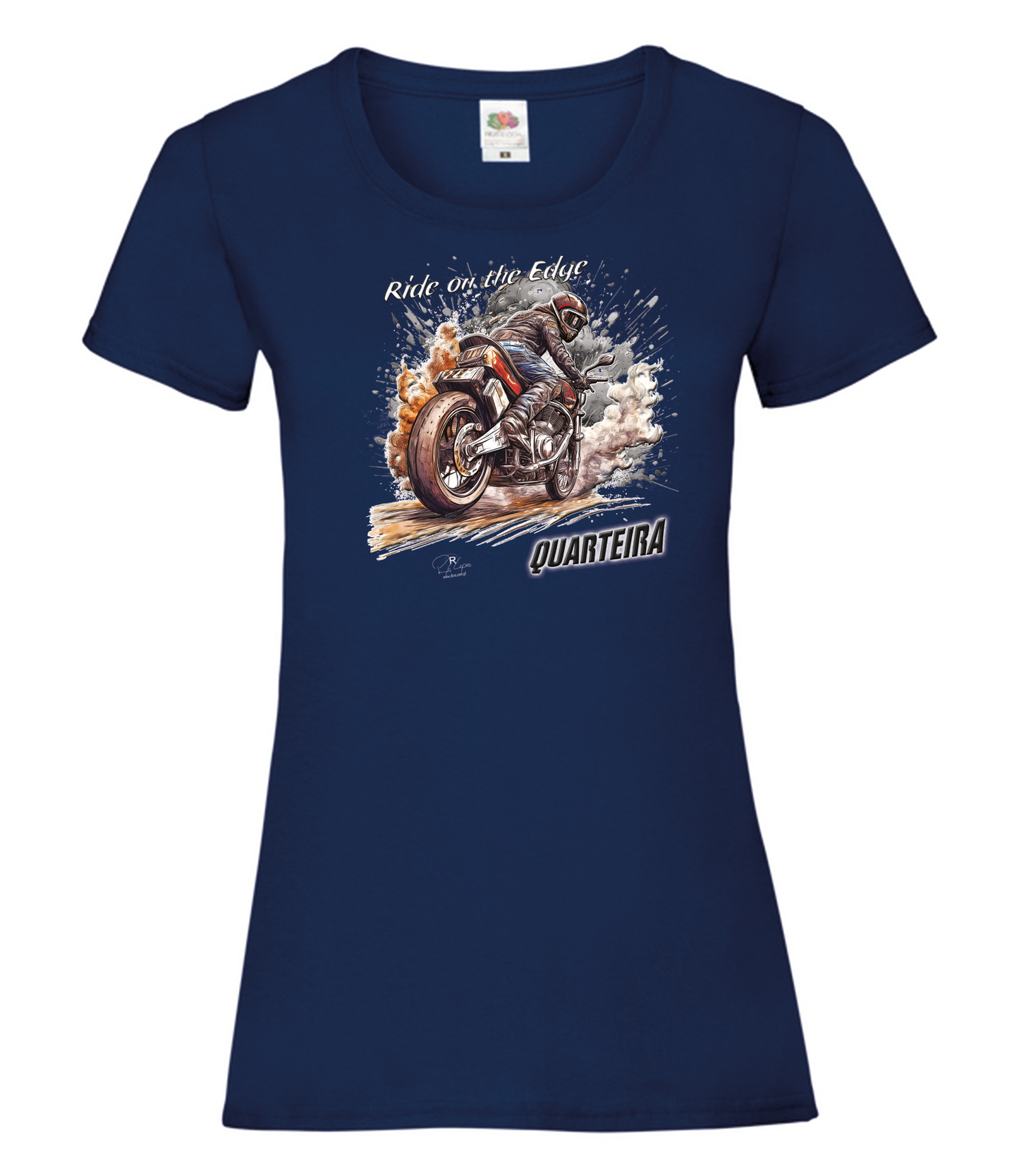 T-shirt Senhora Ride on the Edge Quarteira