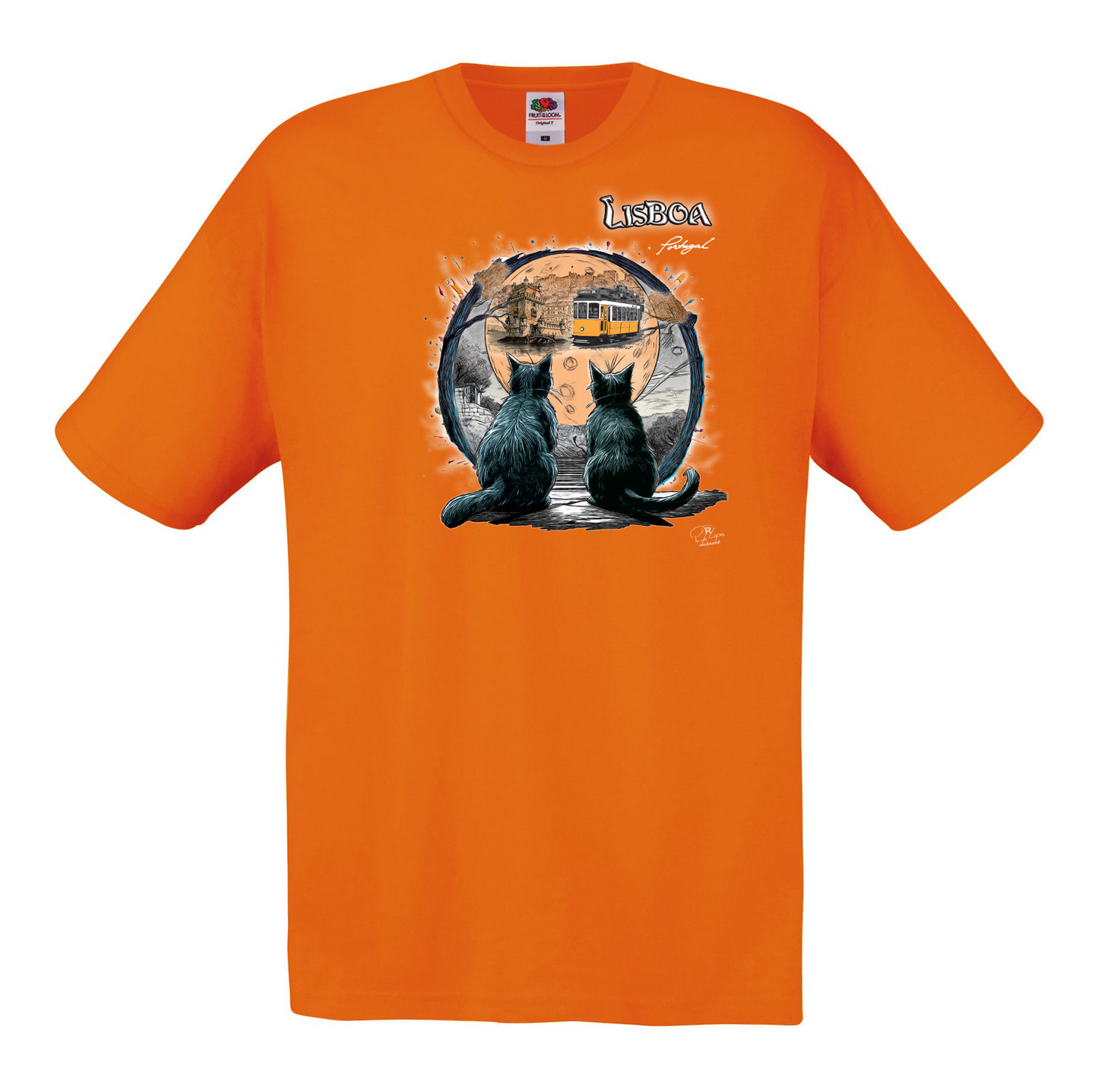 T-shirt Fruit of the Loom, Original 145g, Luar Lisboa