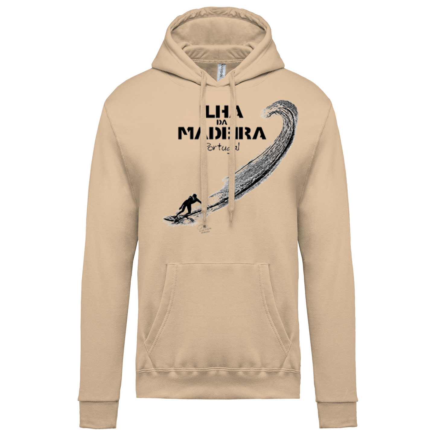 Sweatshirt Kariban com Capuz Surf Ilha da Madeira