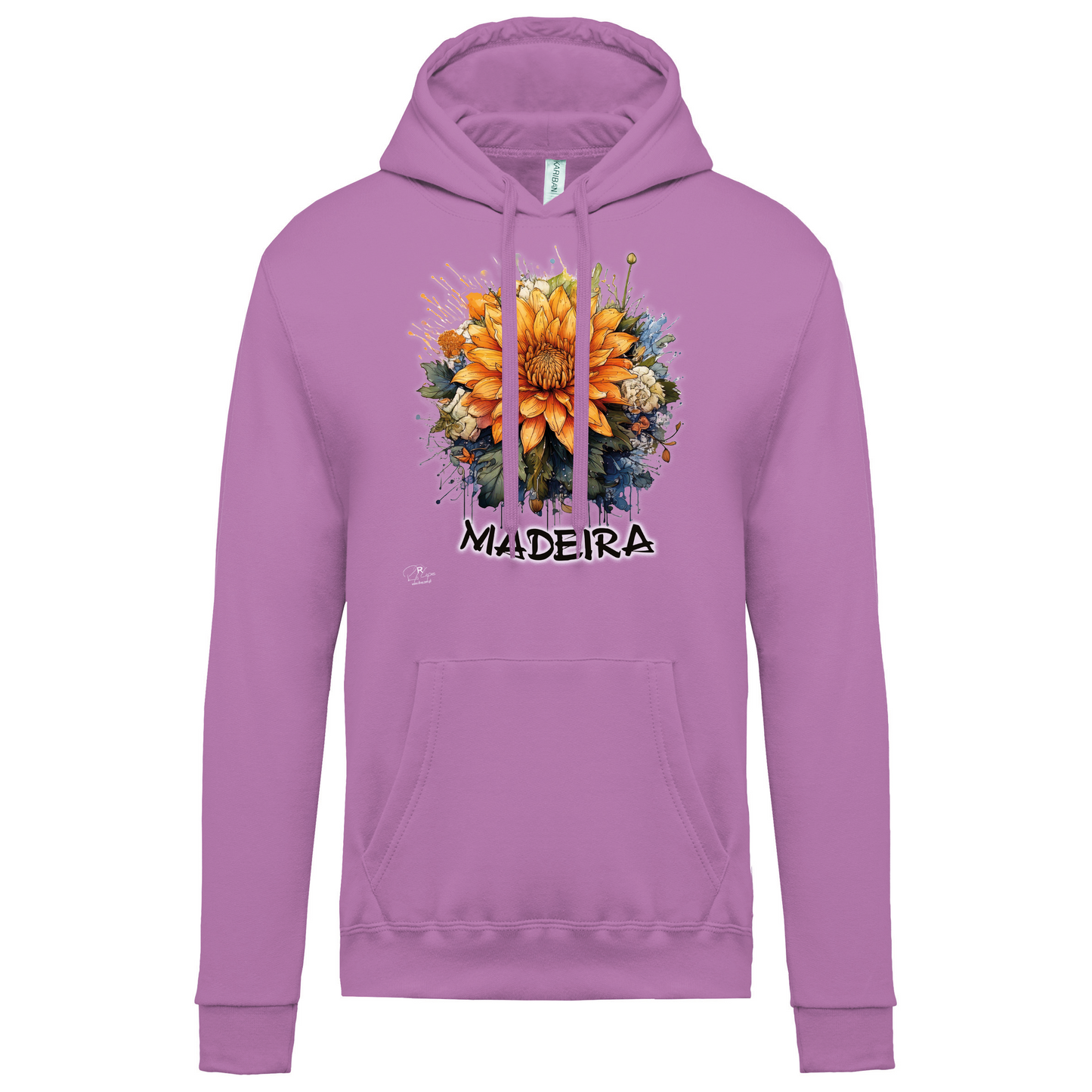 Sweatshirt Kariban com Capuz Arranjo Floral 1