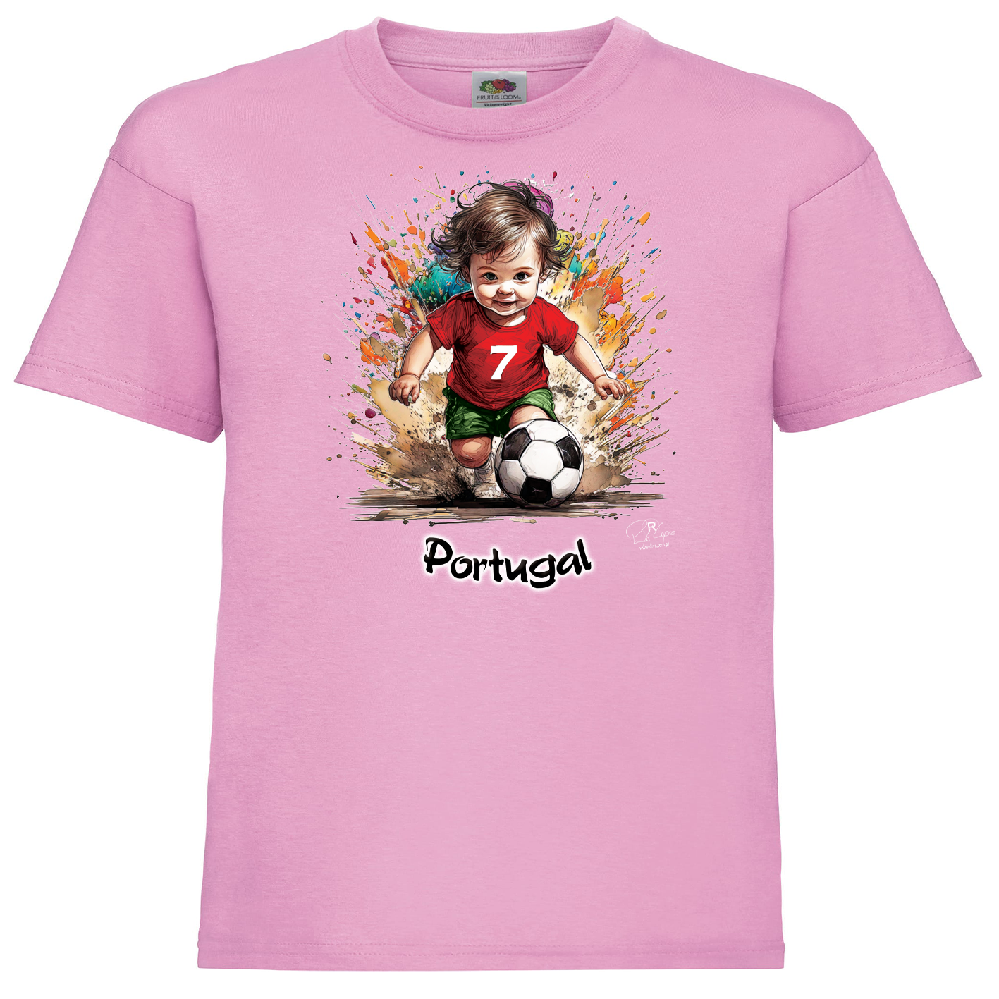 T-shirt Fruit of the Loom Kids 7 Portugal