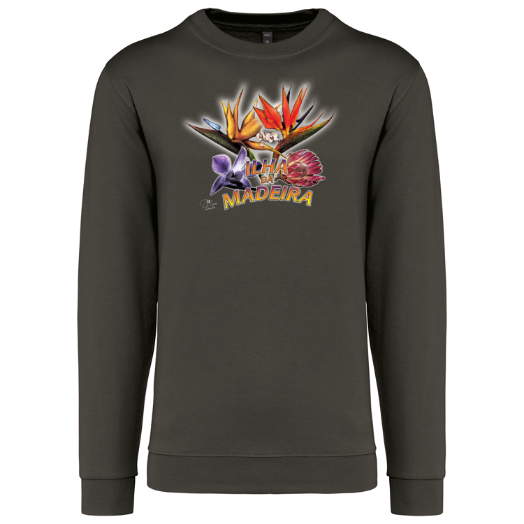Sweatshirt Kariban sem Capuz Estrelícias