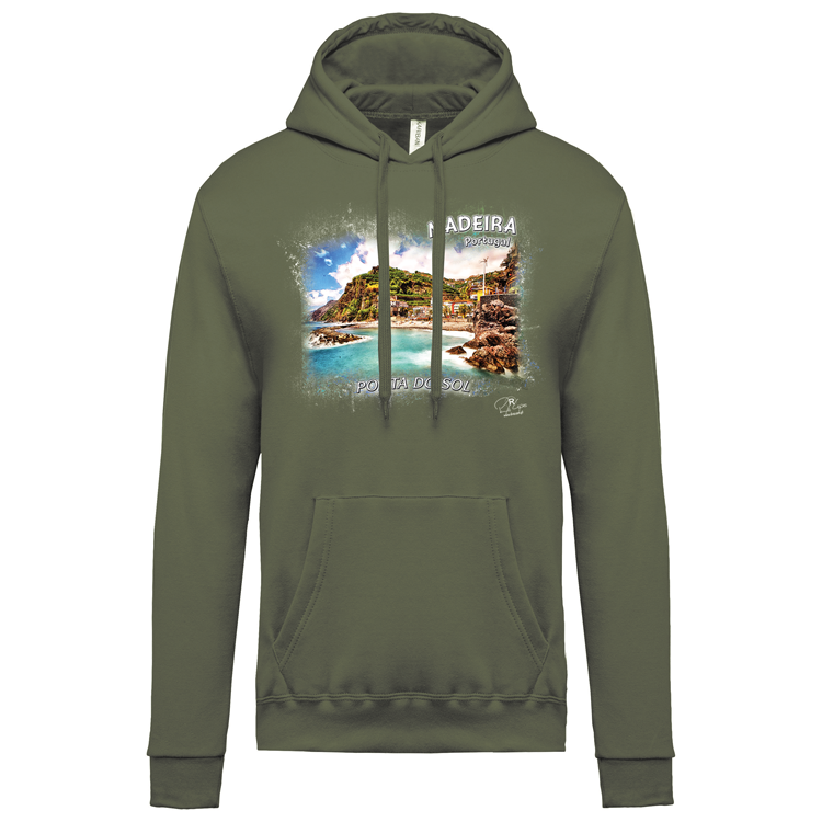 Sweatshirt Kariban com Capuz Ponta do Sol