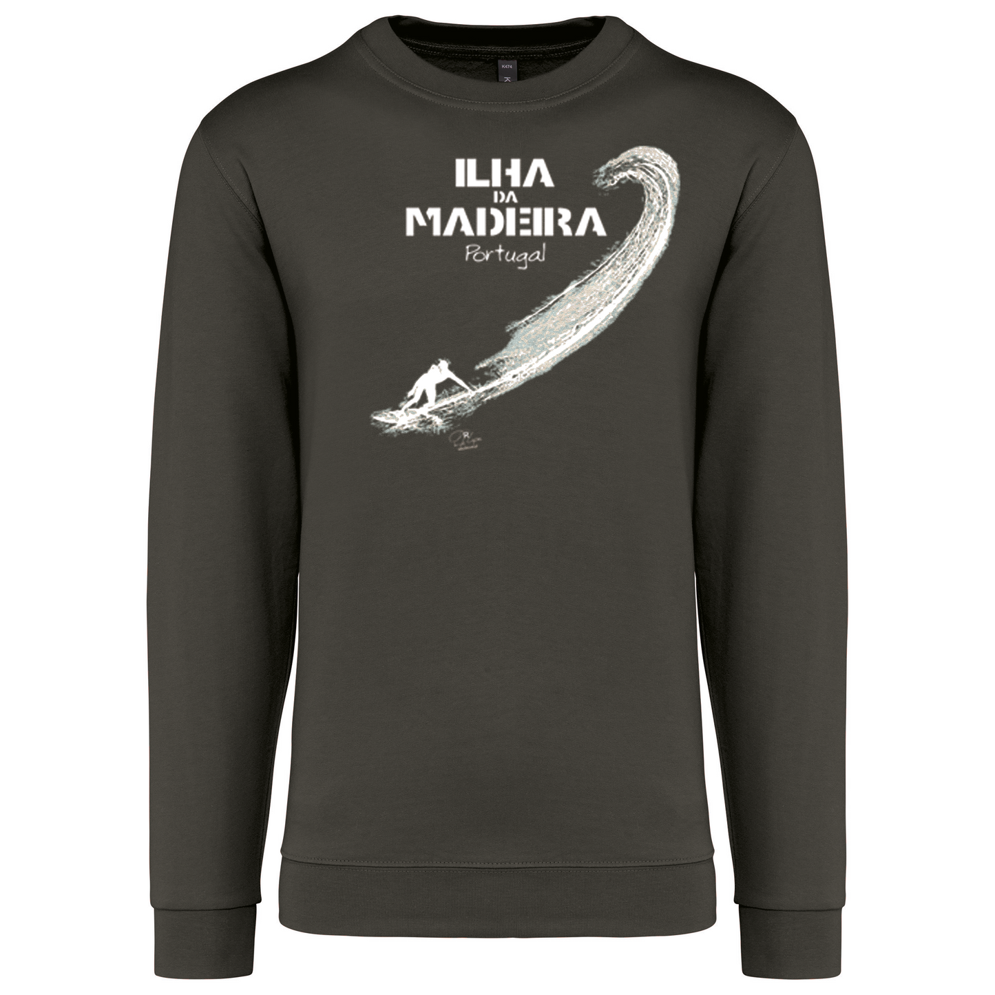 Sweatshirt Kariban sem Capuz Surf Ilha da Madeira