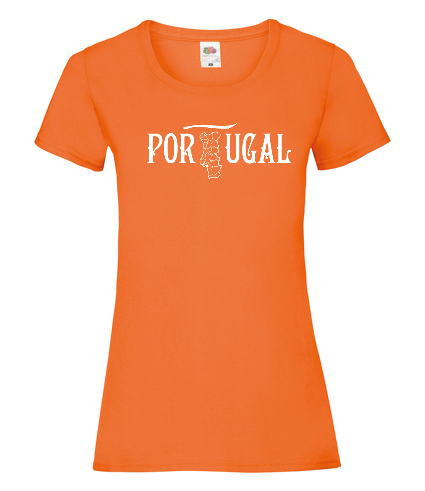 T-shirt Senhora Mapa de Portugal