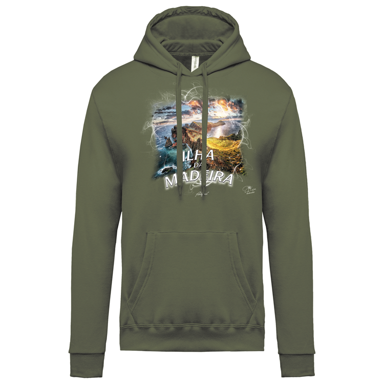 Sweatshirt Kariban com Capuz Ponta de São Lourenço