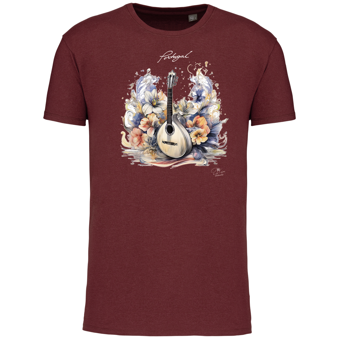 T-Shirt Algodão Biológico Guitarra Portuguesa
