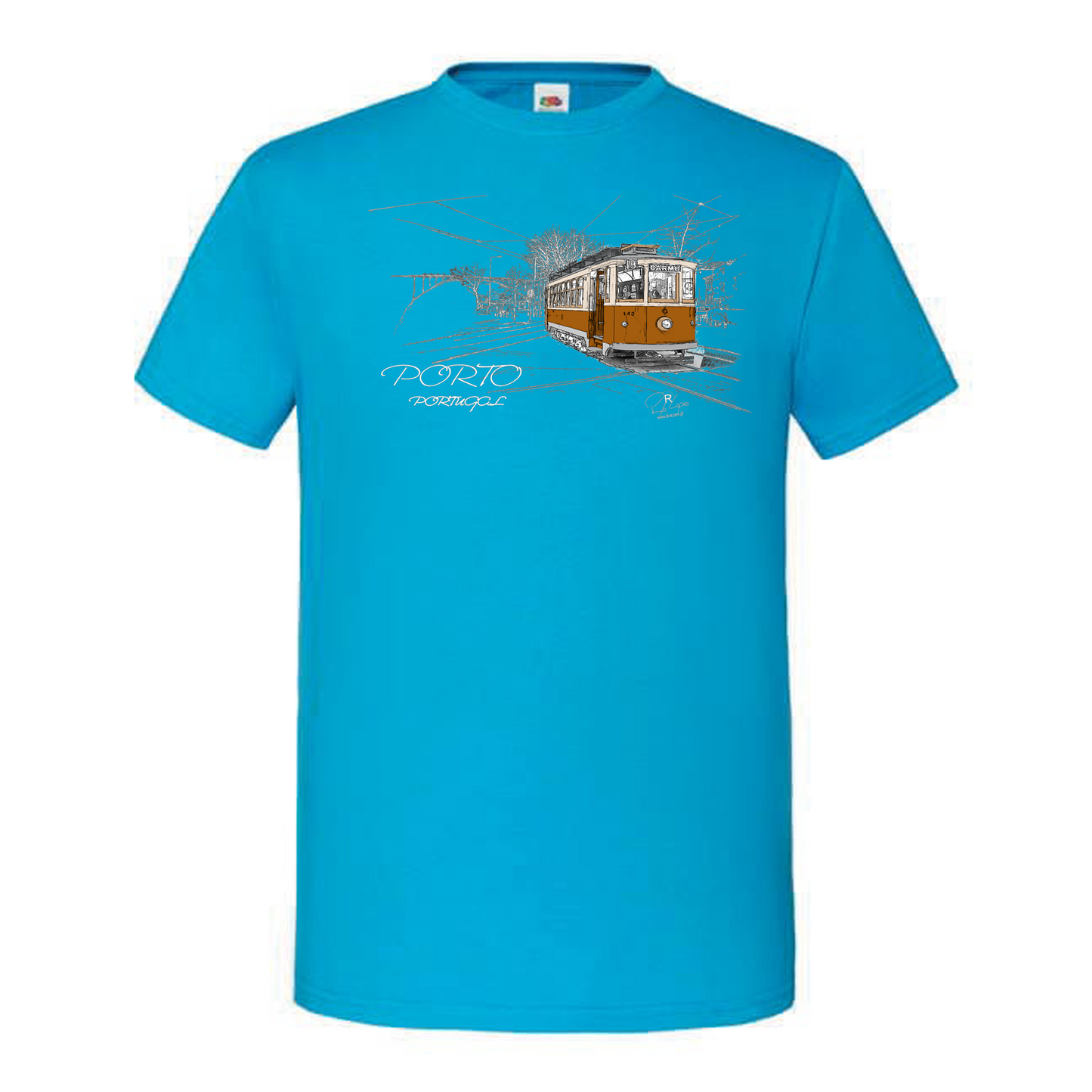 T-shirt Fruit of the Loom, Iconic, 150g, Carmo
